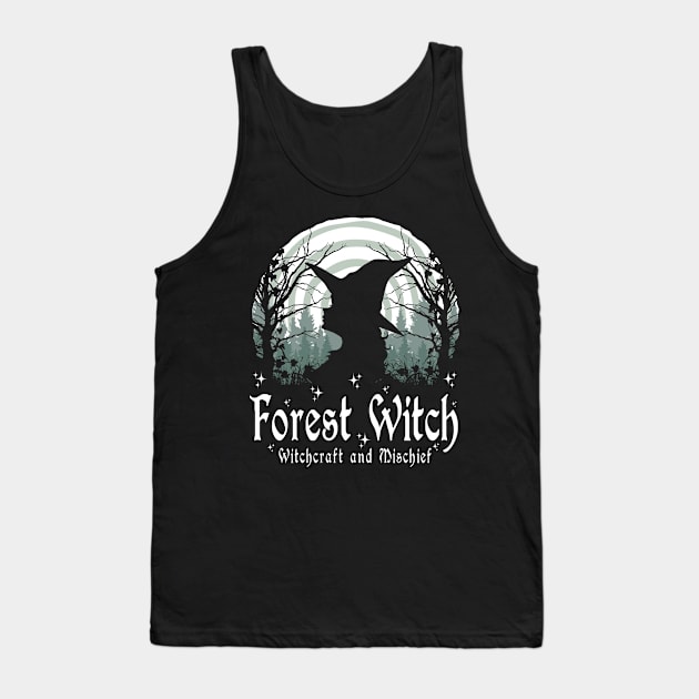 Wicca Witchcraft Forest Witch Tank Top by ShirtFace